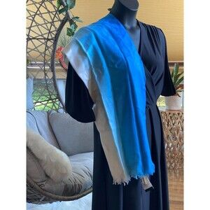 NWT Coach Scarf F29925 Lightweight VRT Ombre Signature C Wrap Pink 68 × 24" READ